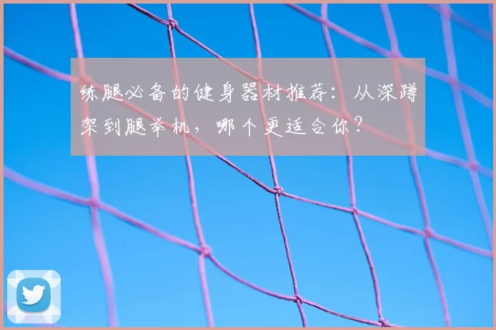 练腿必备的健身器材推荐:从深蹲架到腿举机,哪个更适合你?